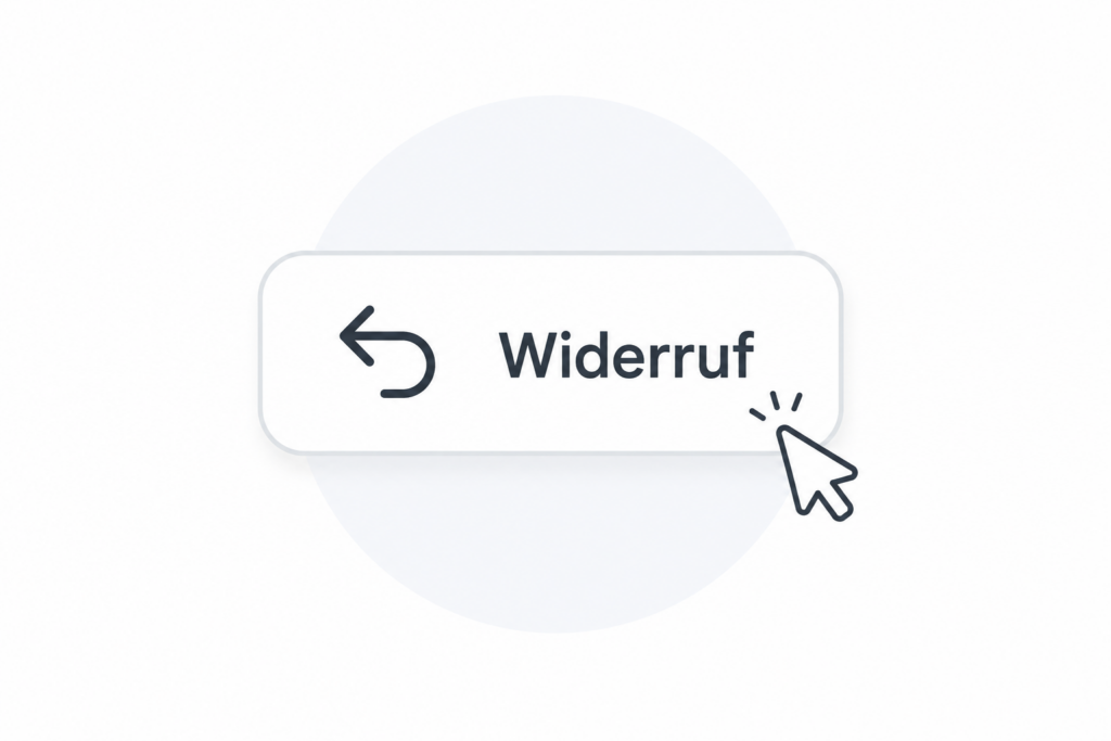 Widerrufsbutton